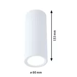 PAULMANN Oprawa sufitowa BAREEL LED 6W 470lm 3Step DIM 2700K 230V biały mat / metal