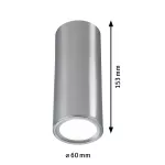 PAULMANN Oprawa sufitowa BAREEL LED 6W 470lm 3Step DIM 2700K 230V żelazo szczotkowane / metal