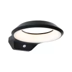 PAULMANN Oprawa elewacyjna ANELA LED PIR 12.5W 700lm 3000K IP44 230V antracyt aluminium