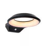 PAULMANN Oprawa elewacyjna ANELA LED PIR 12W 700lm 2200K IP44 230V antracyt aluminium