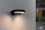PAULMANN Oprawa elewacyjna BORDOLA LED solar PIR 3.5W 220lm 3000K IP44 antracyt tworzywo sztuczne