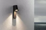 PAULMANN Oprawa elewacyjna CAISSA LED 9W 700lm 3000K IP44 antracyt / aluminium