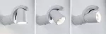 PAULMANN Oprawa elewacyjna CUFF LED 10W 700lm 3000K IP44 230V biały aluminium