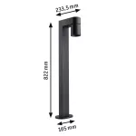 PAULMANN Oprawa ogrodowa KIMU LED 8W 500lm 3000K IP44 230V antracyt aluminium