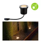PAULMANN Oprawa dogruntowa Plug & Shine FLOOR 4.5W 2200K IP67 24V szary/ aluminium