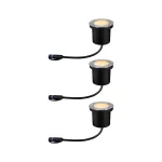 PAULMANN Oprawa dogruntowa Plug & Shine FLOOR zestaw 3x4.5W 2200K IP67 24V antracyt / stal nierdzewna