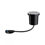 PAULMANN Oprawa dogruntowa Plug & Shine FLOOR SH Zigbee RGBW 4.6W IP65 RGBW 24V czaarny / metal