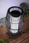 PAULMANN Oprawa ogrodowa Plug & Shine KOSZ BOHO 400mm SH Zigbee 3.2W RGBW IP44 24V czarny / matal