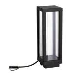 PAULMANN Oprawa ogrodowa Plug & Shine LATARNIA SH Zigbee 2W RGBW DIM IP44 24V antracyt / aluminium