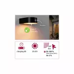 PAULMANN Oprawa elewacyjna EILEEN LED solar PIR 300lm 2200K IP44 czarny / tworzywo sztuczne