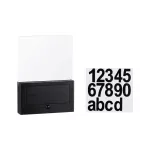 PAULMANN Oprawa elewacyjna NEDA LED numer domu 2200K 18lm + czujnik zmierzchu IP44 antracyt