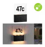 PAULMANN Oprawa elewacyjna NEDA LED numer domu 2200K 18lm + czujnik zmierzchu IP44 antracyt
