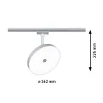 PAULMANN Reflektor na szynoprzewód URail HILDOR LED DIM 15W 850lm 3000K 230V chrom matowy/ metal