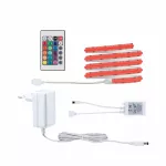 PAULMANN Taśma Led Full COB SimpLED RGB zestaw kompletny 1.5m 12W 4950lm 840led/m 24VA 230/24V DC biały / transparentny