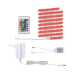 PAULMANN Taśma Led Full COB SimpLED RGB zestaw kompletny 3m 22W 990lm 840led/m 24VA 230/24V DC transparentny