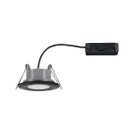 PAULMANN Oprawa do wbudowania CALLA LED 6W 500lm okrągła wychylna 4000K IP65 230V czarny matowy