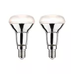 PAULMANN Źródło światła LED 2x R50 E14 5W 450lm 36st. 2700K 230V szkło / srebrny