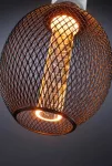 PAULMANN Źródło światła LED METALLIC GLOW GLOB czarny Spiral E27 4,2W 200lm 1800K 230V
