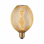 PAULMANN Źródło światła LED METALLIC GLOW GLOB mosiądz Helix E27 3,5W 130lm 1800K 230V