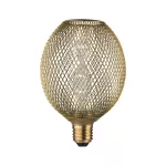 PAULMANN Źródło światła LED METALLIC GLOW GLOB mosiądz Helix E27 3,5W 130lm 1800K 230V