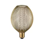 PAULMANN Źródło światła LED METALLIC GLOW GLOB mosiądz Spiral E27 4.2W 200lm 1800K 230V