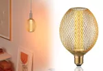 PAULMANN Źródło światła LED METALLIC GLOW GLOB mosiądz Spiral E27 4.2W 200lm 1800K 230V