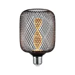 PAULMANN Źródło światła LED METALLIC GLOW ZYL czarny Helix E27 3,5W 110lm 1800K 230V