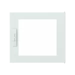 CTT23S drzwi, transparentne, białe do obudów typu ComfortLine z zamkiem, 471x521mm (WxS)
