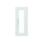 CTT14S drzwi, transparentne, białe do obudów typu ComfortLine z zamkiem, 621x271mm (WxS)