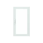 CTT26S drzwi, transparentne, białe do obudów typu ComfortLine z zamkiem, 921x521mm (WxS)
