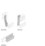 AP6000 Adapter głębokości do Tmax w=600mm