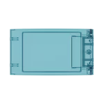 1SLM006500A1903 drzwi, transparentne, petrol blue do obudów MISTRAL65(H) 8M