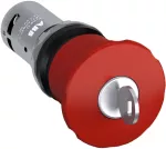 CE4K1-10R-11 przycisk bezpieczeństwa kluczykowy 1NO1NC czerwony