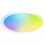 VITO LED 36W, plafon oświetleniowy, 3500lm, IP20, 3000/4000/6500K + RGB, Tuya, biały, Ø 400
