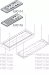EV0116 Przepusty do płyty wypełniania 34 przewodów (10 szt)