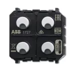 SBA-F-2.1.PB.1-WL | ABB-free@home Wireless | Bezprzewodowy sensor roletowy 2-krotny z aktorem 6A dla serii Zenit