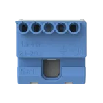 ZK51B listwa zaciskowa N, 63A, 5x1.5-4mm² (bezśrubowe) + 1x25mm² (śrubowe)