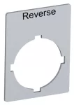 Tabliczka z oznaczeniem: Reverse