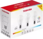 TOSHIBA Żarówka LED N_3PACK A60 E27 8.5W 4000K 806lm