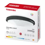 TOSHIBA Lampa sufitowa LED CEILING 40 24W 4000K 3BRIGHT (BLACK)