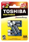TOSHIBA Baterie HPA LR03GCP BP6 2F