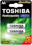 TOSHIBA Akumulator TNH-6GAE AA 2600mAh x2