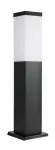 SU-MA lampa stojąca zewnętrzna Inox kwadratowa Black SS802-450 BL