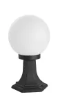 SU-MA lampa stojąca zewnętrzna kule Classic E27 czarny/patyna IP43 K 4011/1/K 200 OP