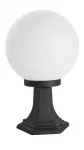 SU-MA lampa stojąca zewnętrzna kule Classic E27 czarny/patyna IP43 K 4011/1/K 250 OP