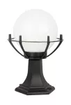 SU-MA lampa stojąca zewnętrzna kule z koszykiem 200 E27 czarny/patyna IP43 K 4011/1/KPO OP