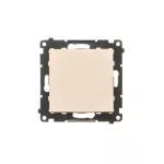 SIMON 55 WMDL-0102xx-144 Łącznik jednobiegunowy (moduł) 10 AX, 250 V~, szybkozłącza; Szampański mat