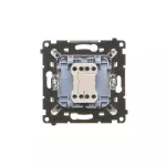 SIMON 55 WMDL-0102xx-144 Łącznik jednobiegunowy (moduł) 10 AX, 250 V~, szybkozłącza; Szampański mat