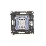 SIMON 55 WMDL-0103xx-149 Łącznik schodowy (moduł) 10 AX, 250 V~, szybkozłącza; Czarny mat