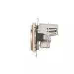 SIMON 55 WMDW-001112-144 Gniazdo wtyczkowe z zintegrowaną ładowarką 2xUSB A (moduł), 2.1 A, 5 V DC, 230 V; Szampański mat *Wycofany z oferty - do wyczerpania zapasów magazynowych